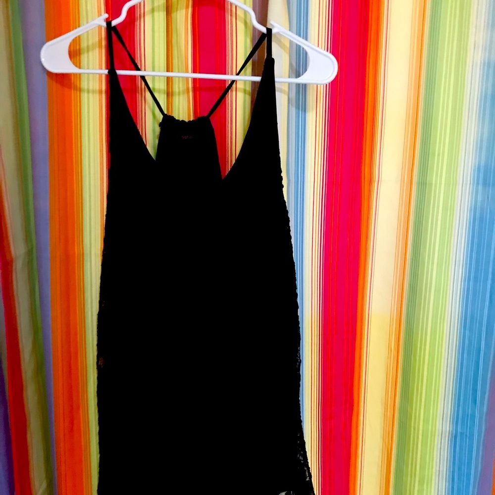 first love Black Lace Top 2XL